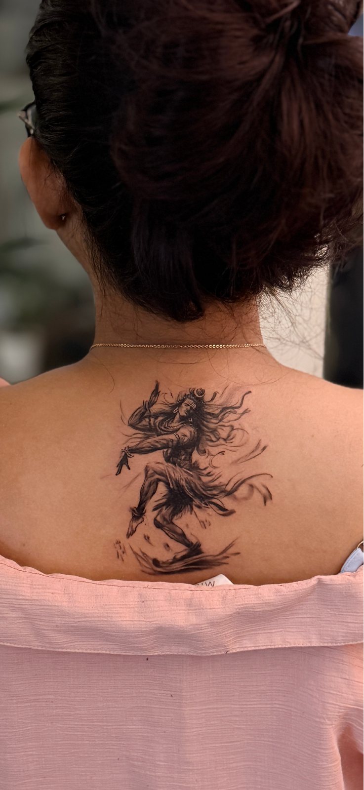 Dragon upper back tattoo